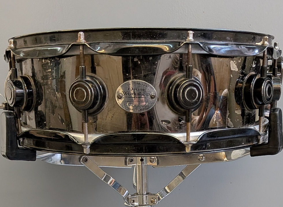 DW Collectors Series Black Nickel Over Brass 14x5"