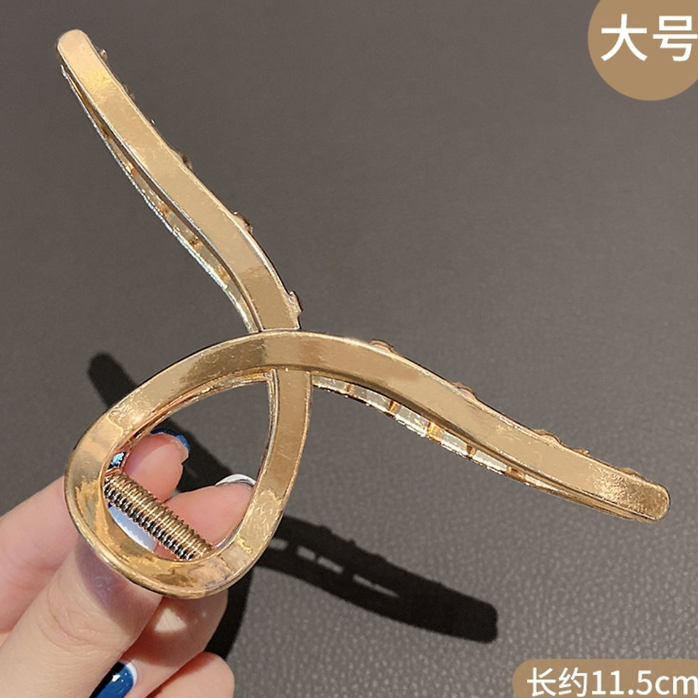 縮圖：Metal Hair Claw Clip