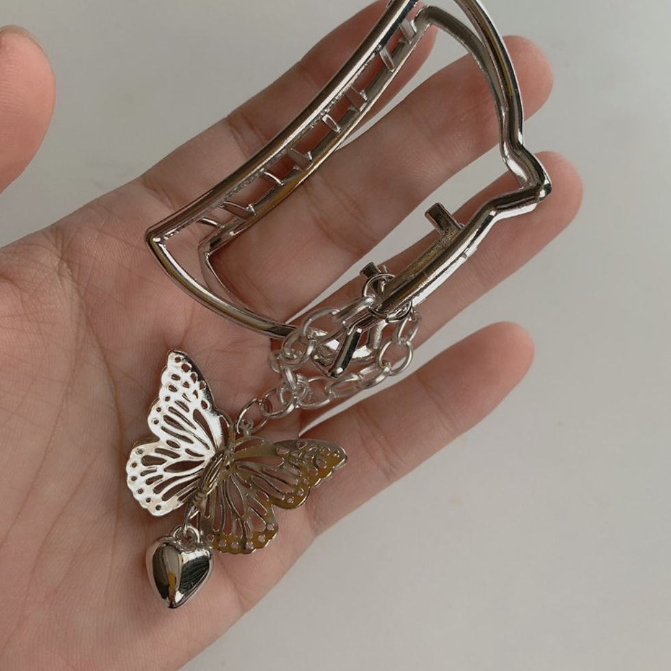 縮圖：Metal Hair Claw Clip