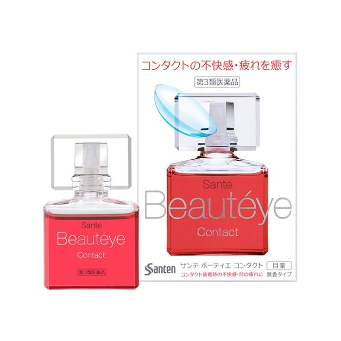Santen Sante Beauteye Eye Drops Contact Lens