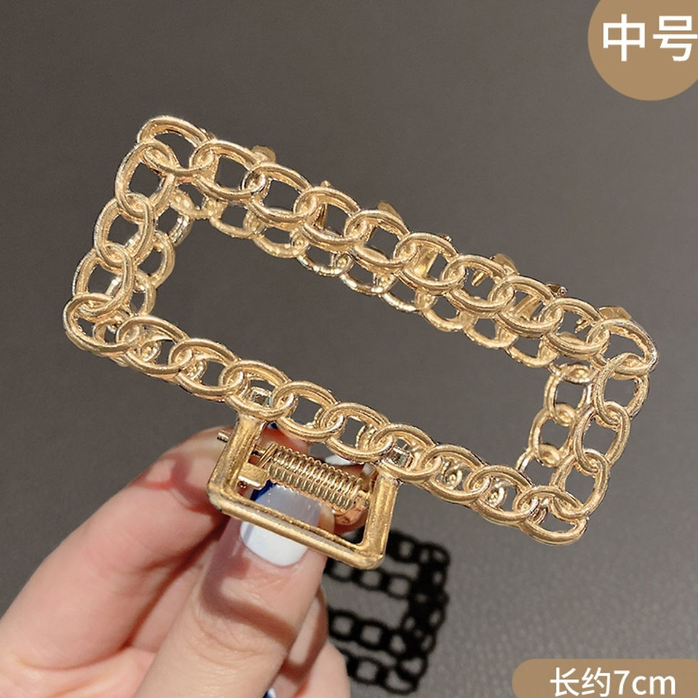 縮圖：Metal Hair Claw Clip