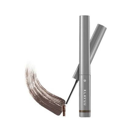 KLAVUU Urban Pearlsation Easy Touch Browcara Dark Brown | Natural-Looking Tinted Eyebrow Mascara