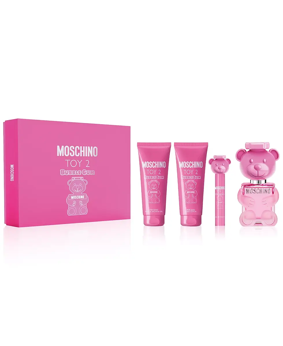 Moschino Toy 2 Bubble Gum Gift Set | Sweet Fruity Floral Women's Fragrance Set