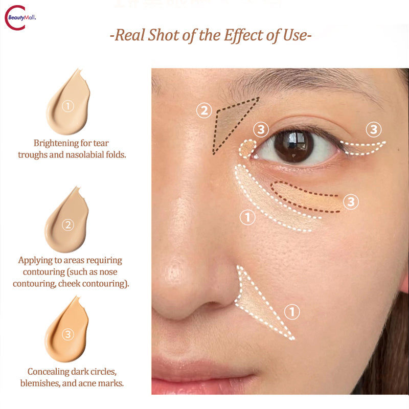 Thumbnail: XIXI Flawless Skin Long-Lasting 3-Color Concealer