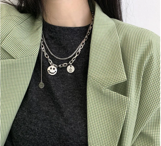 縮圖：Sterling Silver Vintage Decorative Necklace