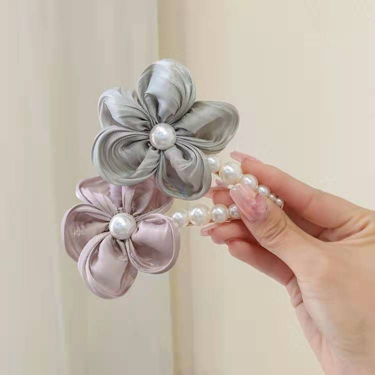 縮圖：Flower Decor Hair Clip