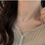 Thumbnail: Minimalist Freshwater Pearl Clavicle Chain Chocker Necklace