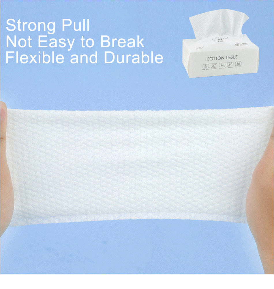 Thumbnail: Disposable Facial Tissue Makeup Wipes Cotton Pads Cleansing Paper Face Towel