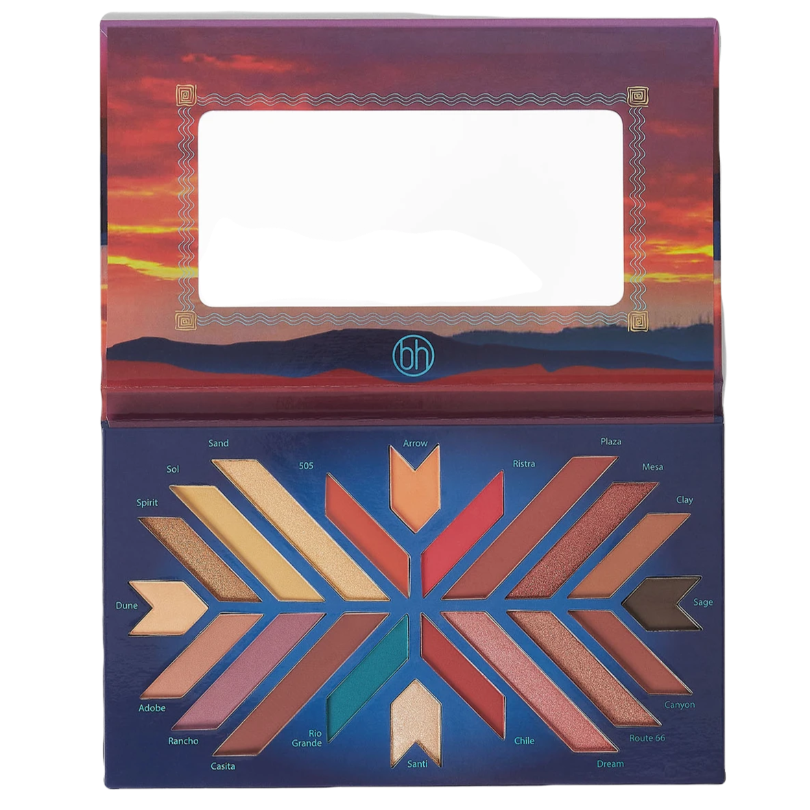 Bh Cosmetics Santa Fe 20 Color Shadow Palette