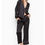 Thumbnail: Victoria's Secret Women's Satin Afterhours PJ Pajama - Black
