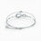 縮圖：Swarovski Infinity Bangle, White, Rhodium plated