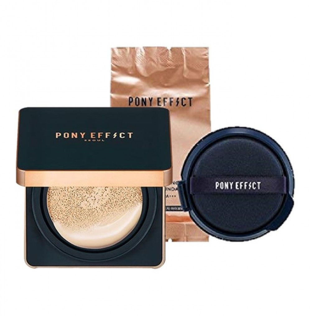 PONY EFFECT - Everlasting Cushion Foundation SPF50+ PA+++ With Refill