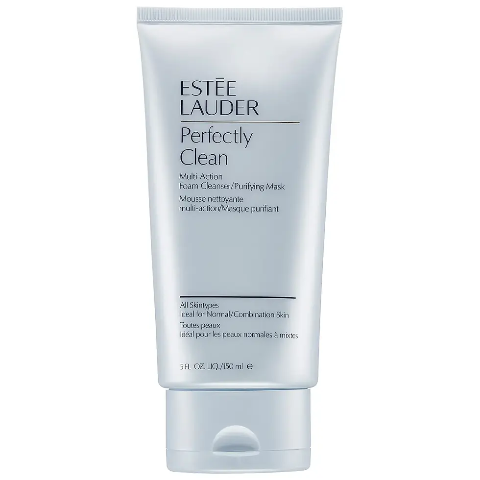 Estée Lauder Perfectly Clean Multi-Action Foam Cleanser/Purifying Mask | 2-in-1 Deep Cleansing Face Wash & Purifying Mask