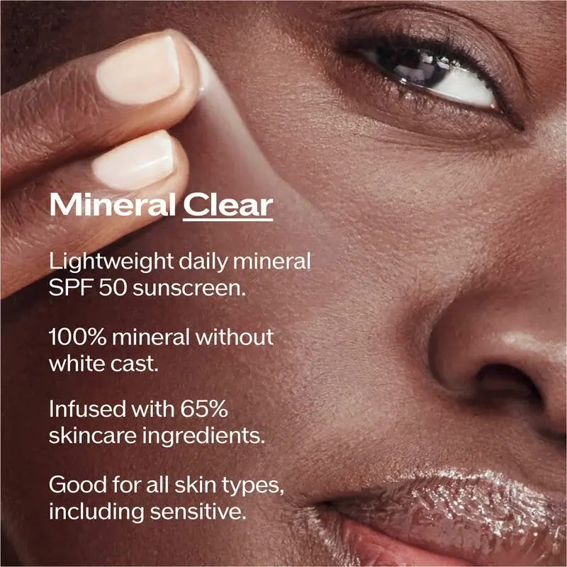 Shiseido Urban Environment Mineral Clear Sunscreen SPF 50+ | Lightweight Mineral Face Sunscreen
