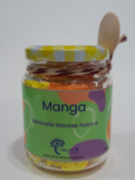 Manga Sabonete Mousse Natural