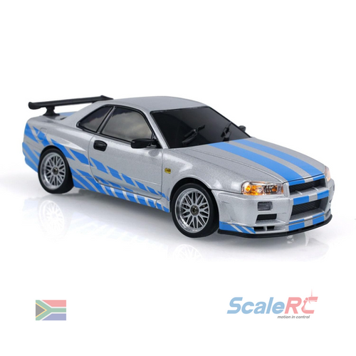 LDRC 1/18 Scale R34 Skyline LD1899 RC Drift Car RWD w/ Gyro System