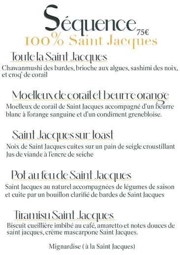 menu morille gastroomique caen