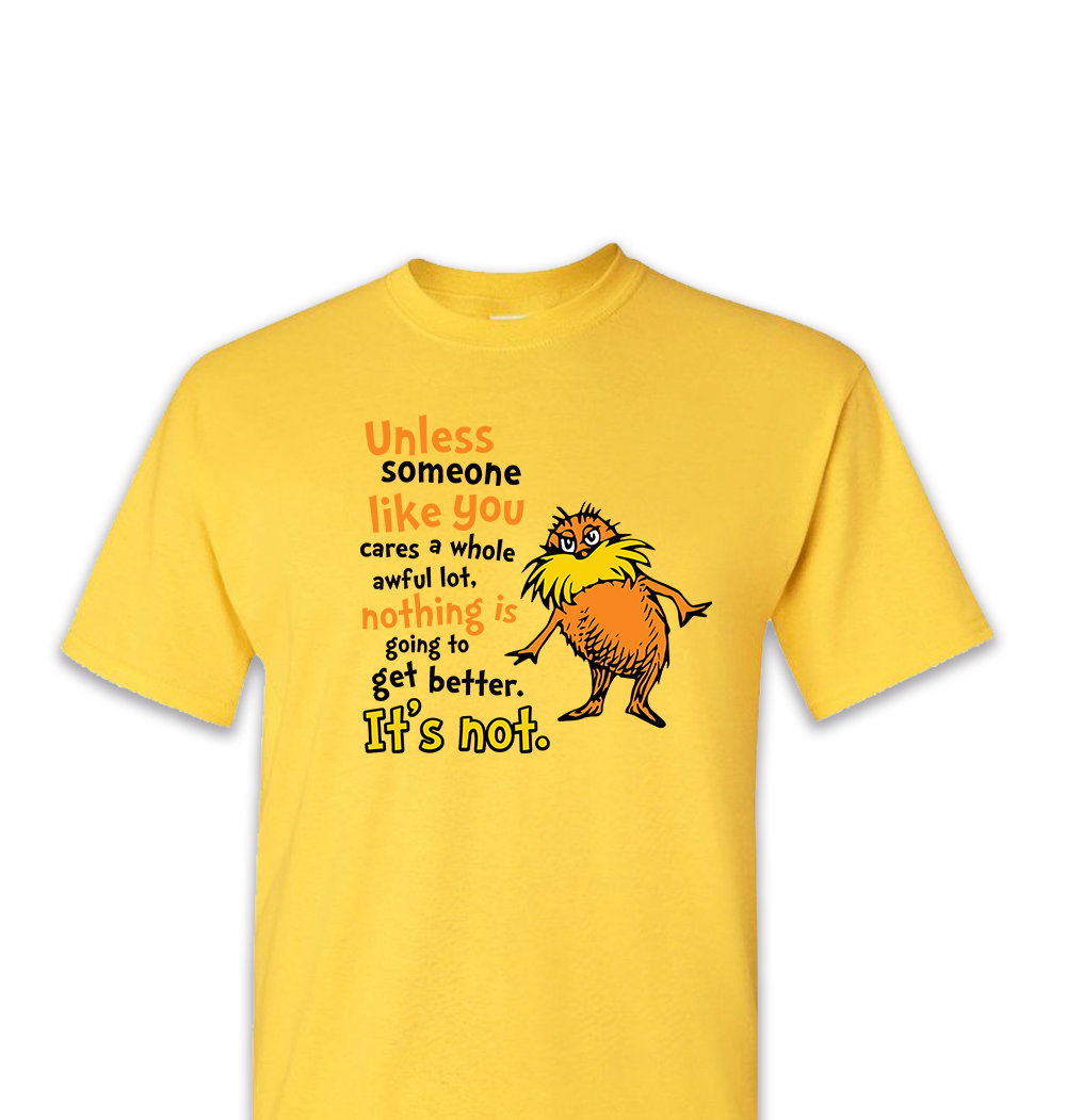 Lorax tee shirt clearance