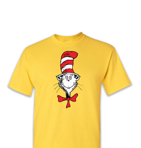 5011 Cat in the Hat Head T-Shirt