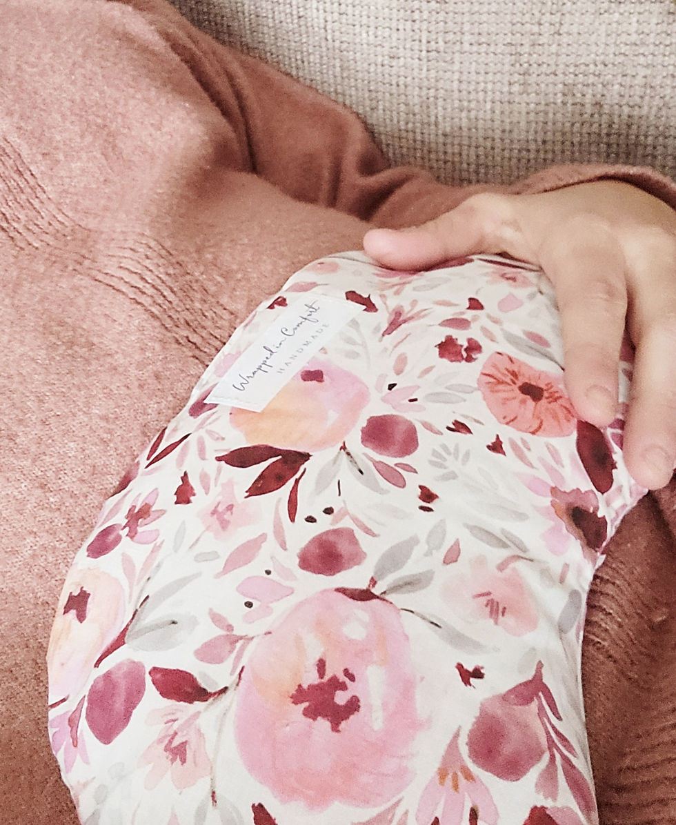 Thumbnail: Heating Pad Bean Shaped - For Menstrual or Stomach Pain (Organic Cotton)