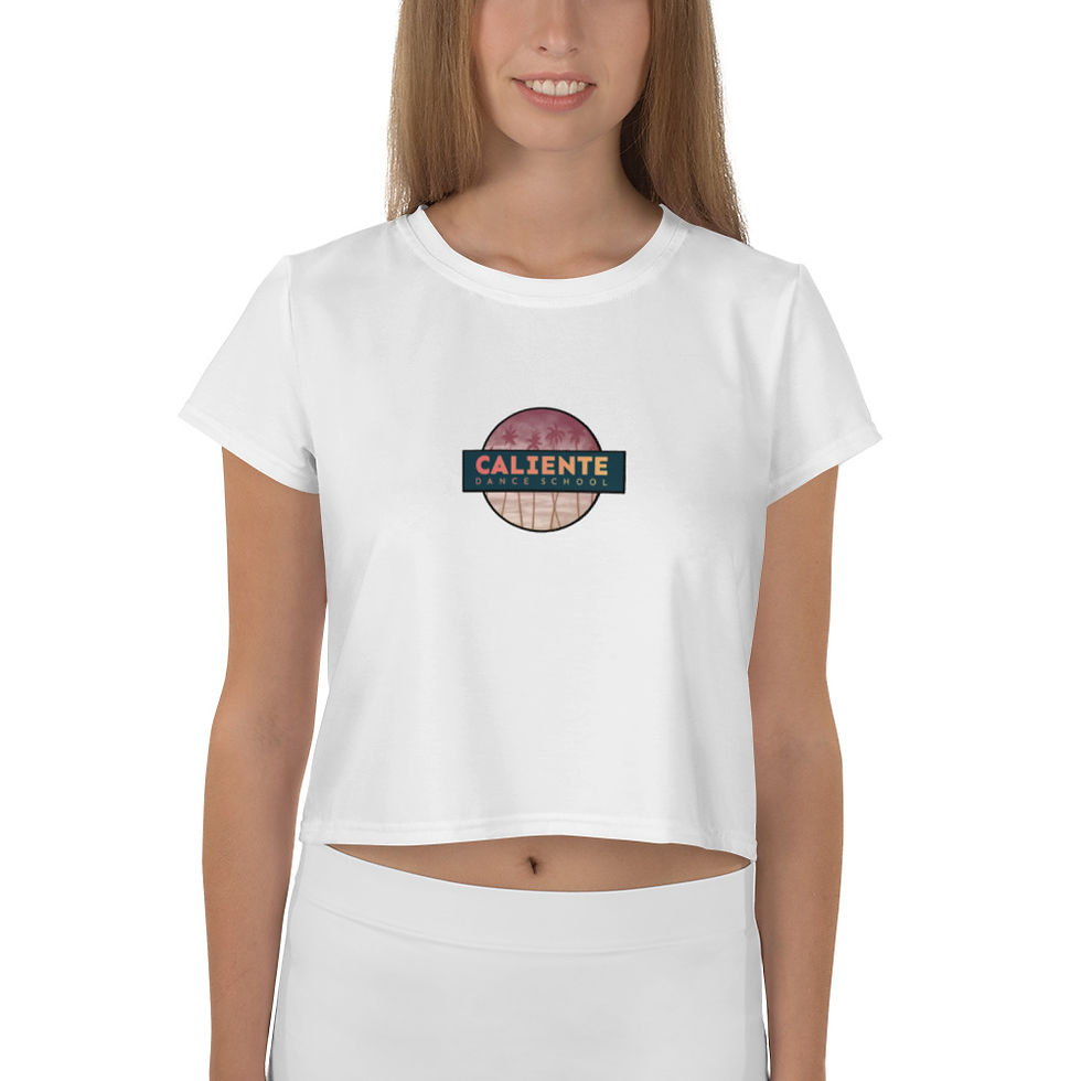 Thumbnail: Caliente All-Over Print Crop Tee