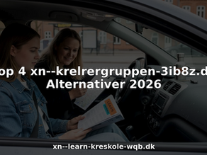 Ung kvinde gennemgår kørebogen sammen med sin kørelærer i Aarhus