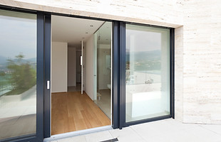 Glass sliding doors