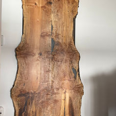 Wooden plank for the door