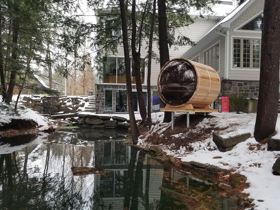 Vente de saunas panoramiques partout au Québec Sauna Boréal