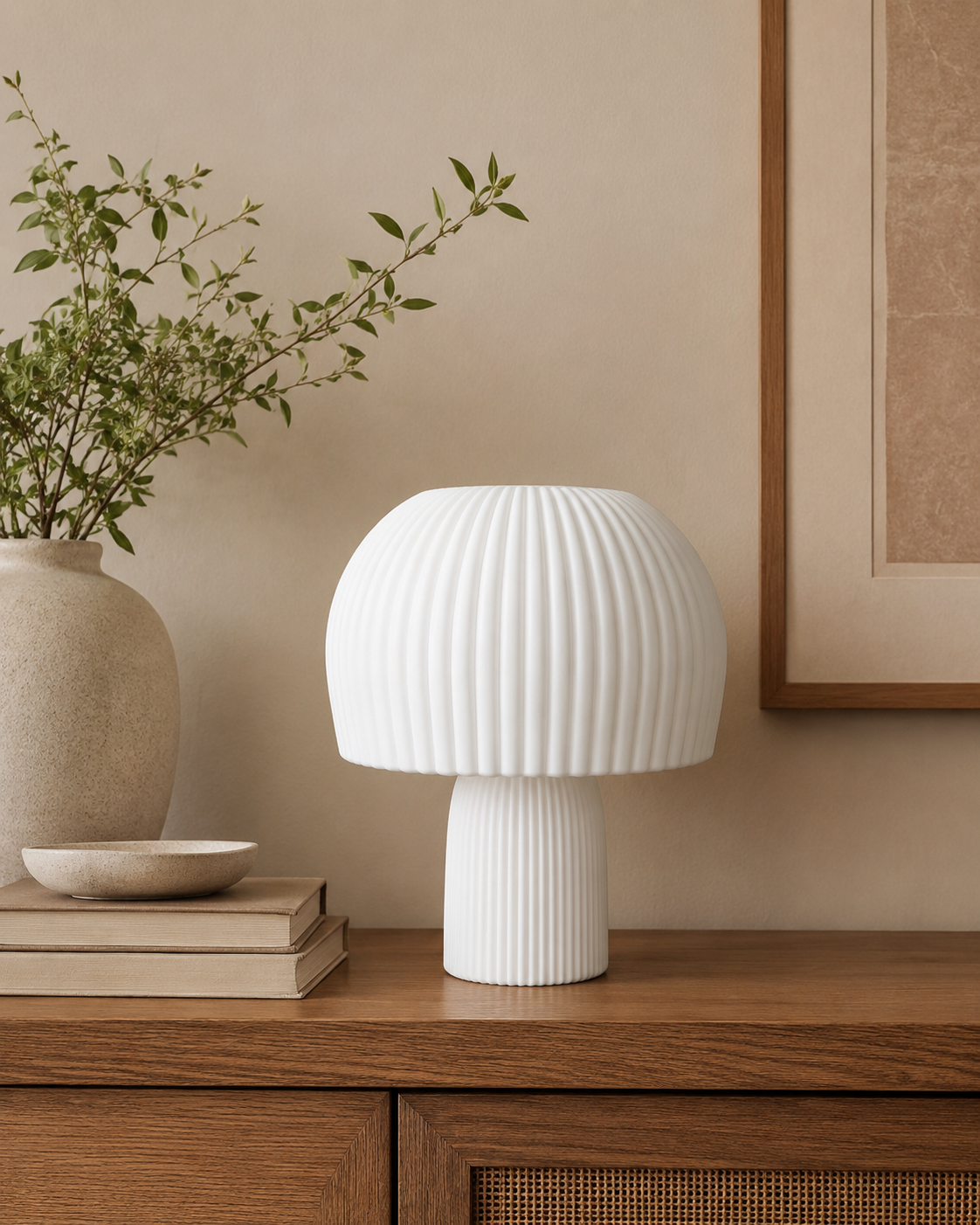 Luminária Mushroom White