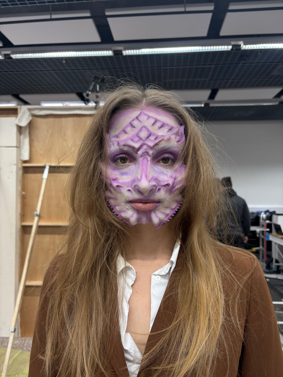 Violet Grace Fink in Purple Prosthetics