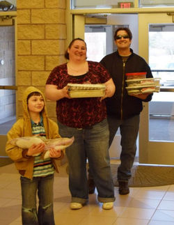 CR Arriving With Food