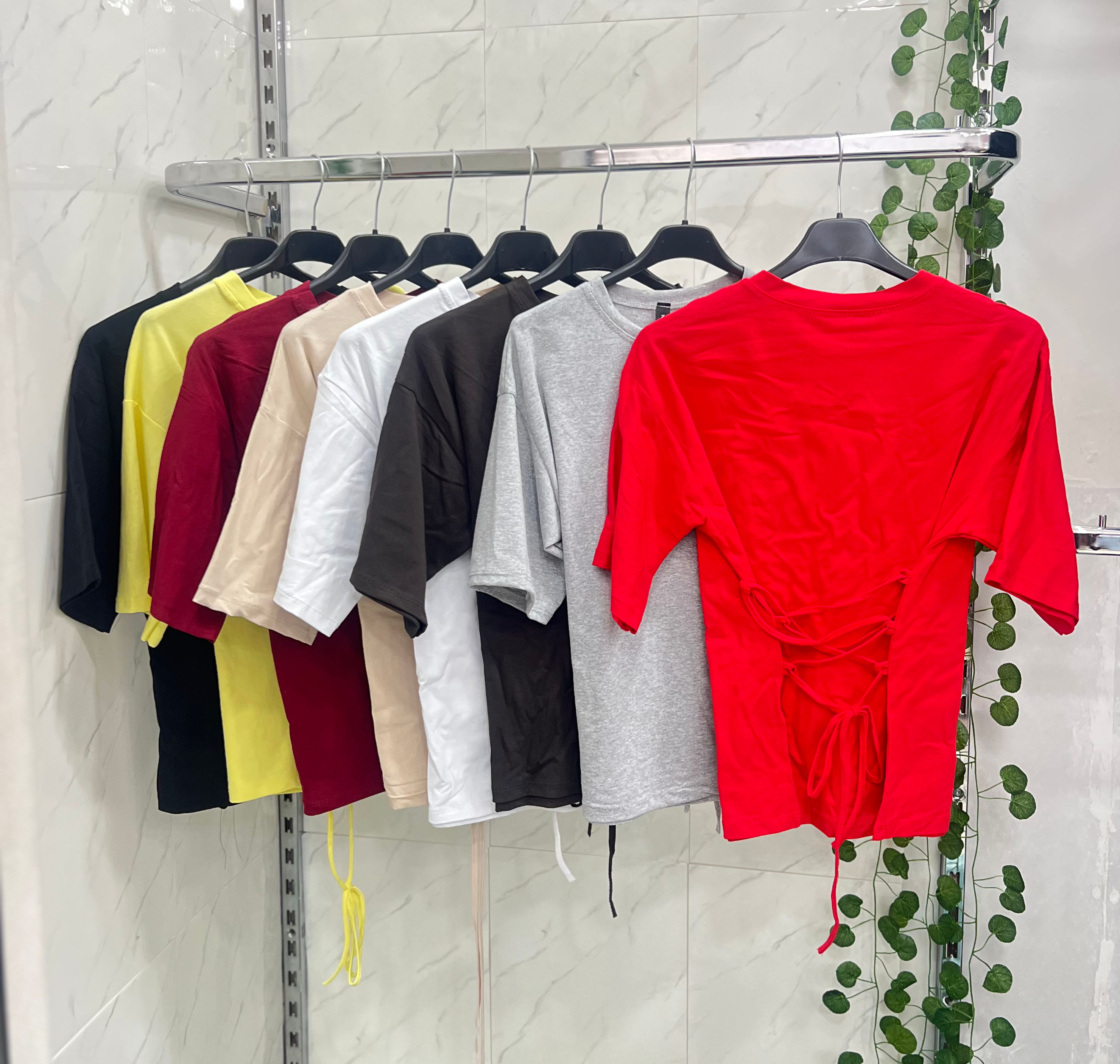 Shirt lacci cotone 