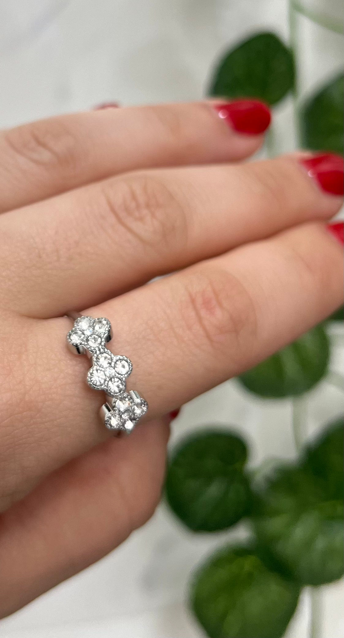 Anello Flower silver 