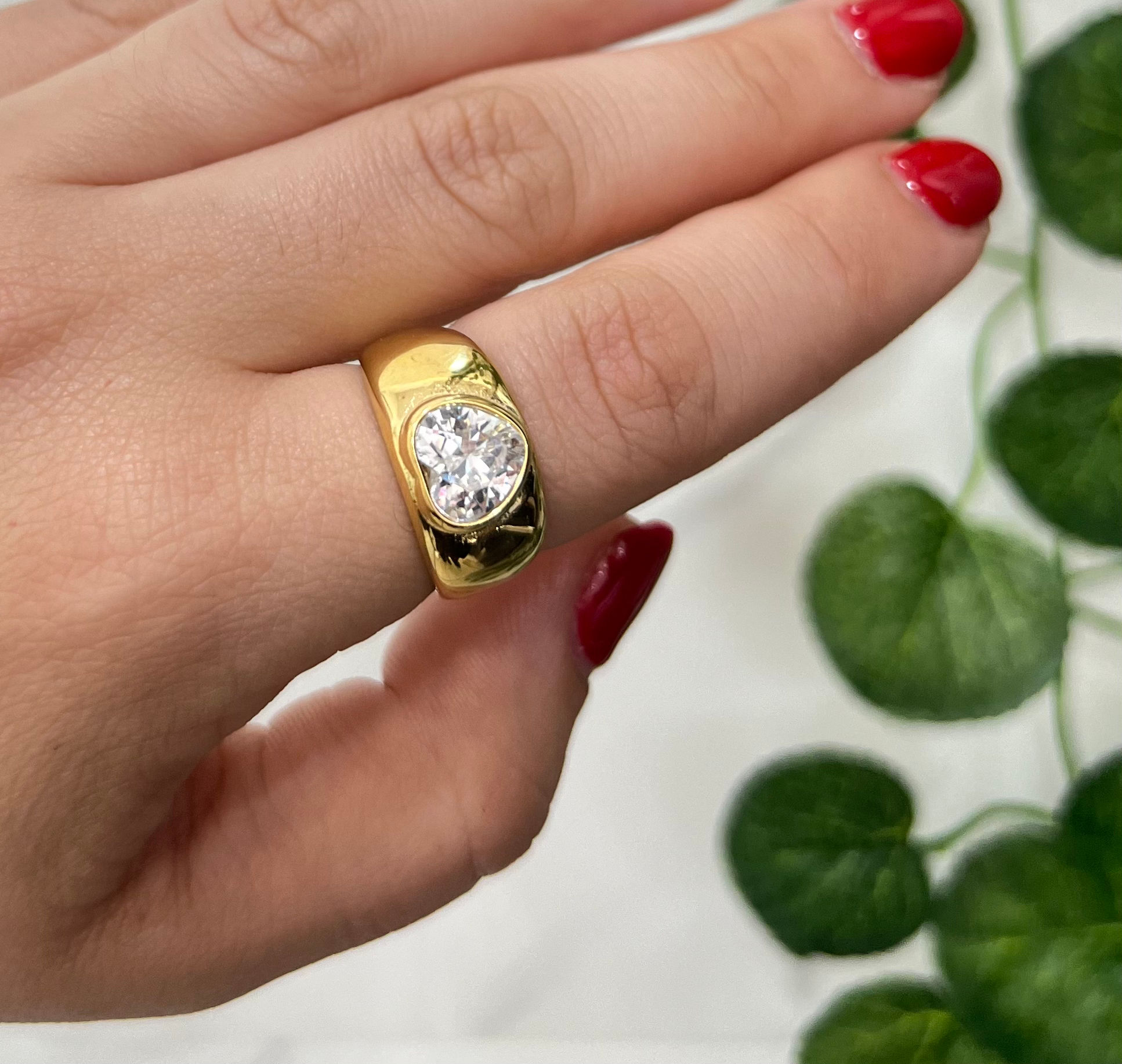Anello Heart Gold