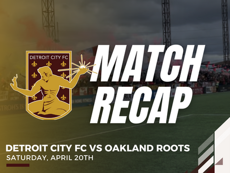 USL CHAMPIONSHIP Detroit City FC remains perfect, trips up Oakland Roots