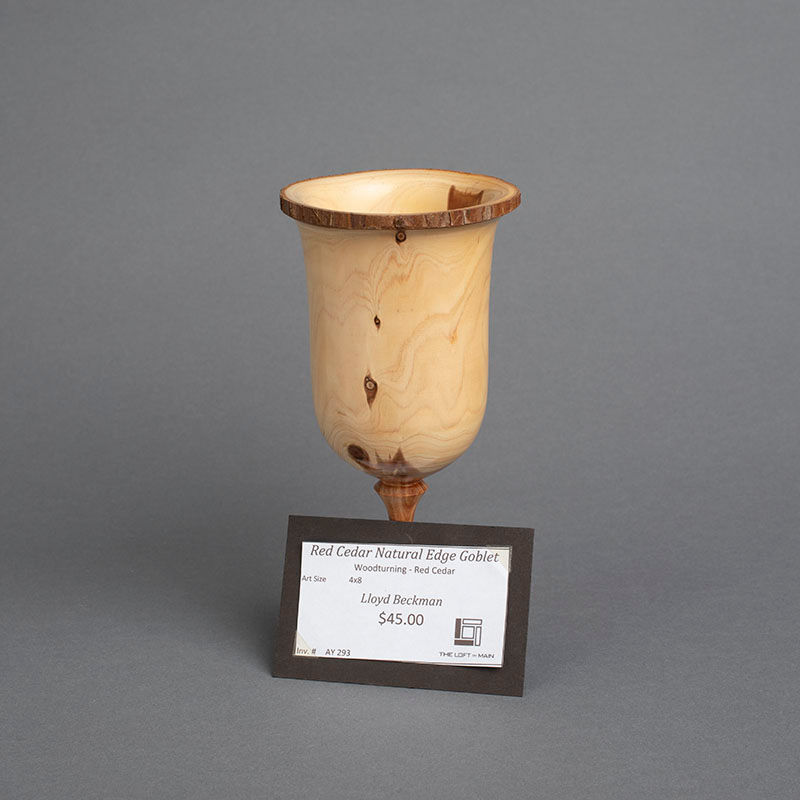 Thumbnail: Red Cedar Natural Edge Goblet