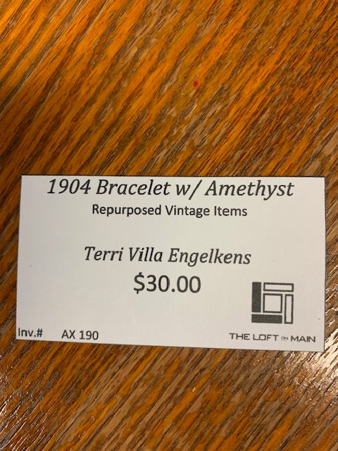 Thumbnail: 1904 Bracelet with Amethyst