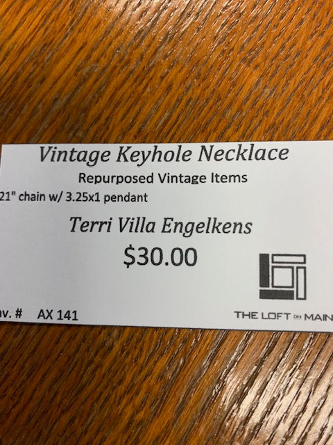 Thumbnail: Vintage Keyhole Necklace