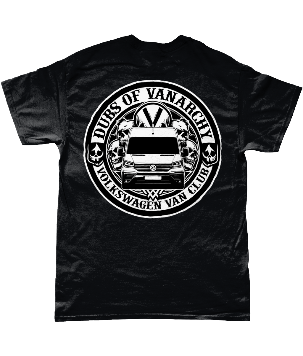 DOV Skulls N Vans Crafter Logo -  T-Shirt