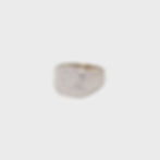 Chunky pave pinky ring in 925 sterling silver. high-shine statement jewelry for women.
