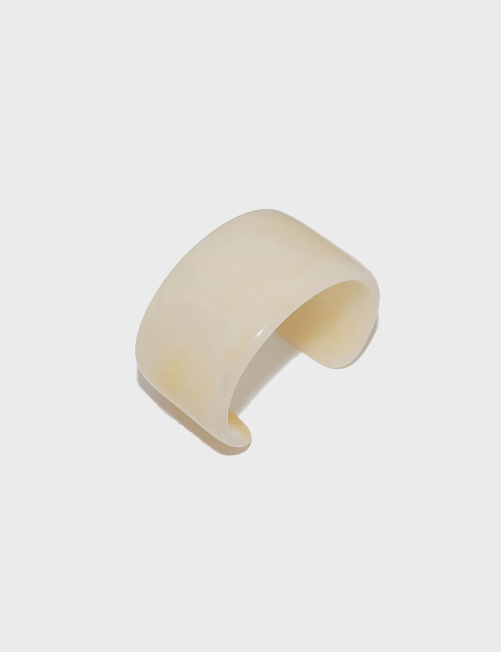 Beige Round acrylic marble bracelet