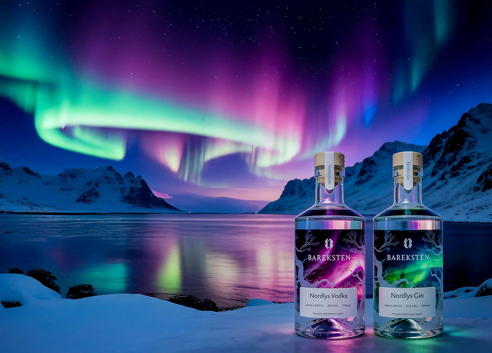 Miniaturbild: Bareksten Nordlys Gin&Vodka Geschenkset, 2x500ml