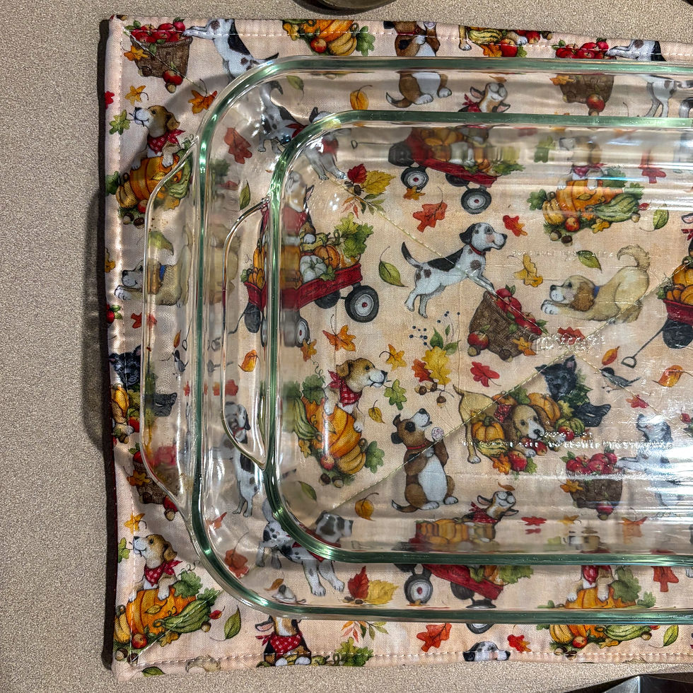 Thumbnail: Autumn Puppies Casserole Dish Hot Pad