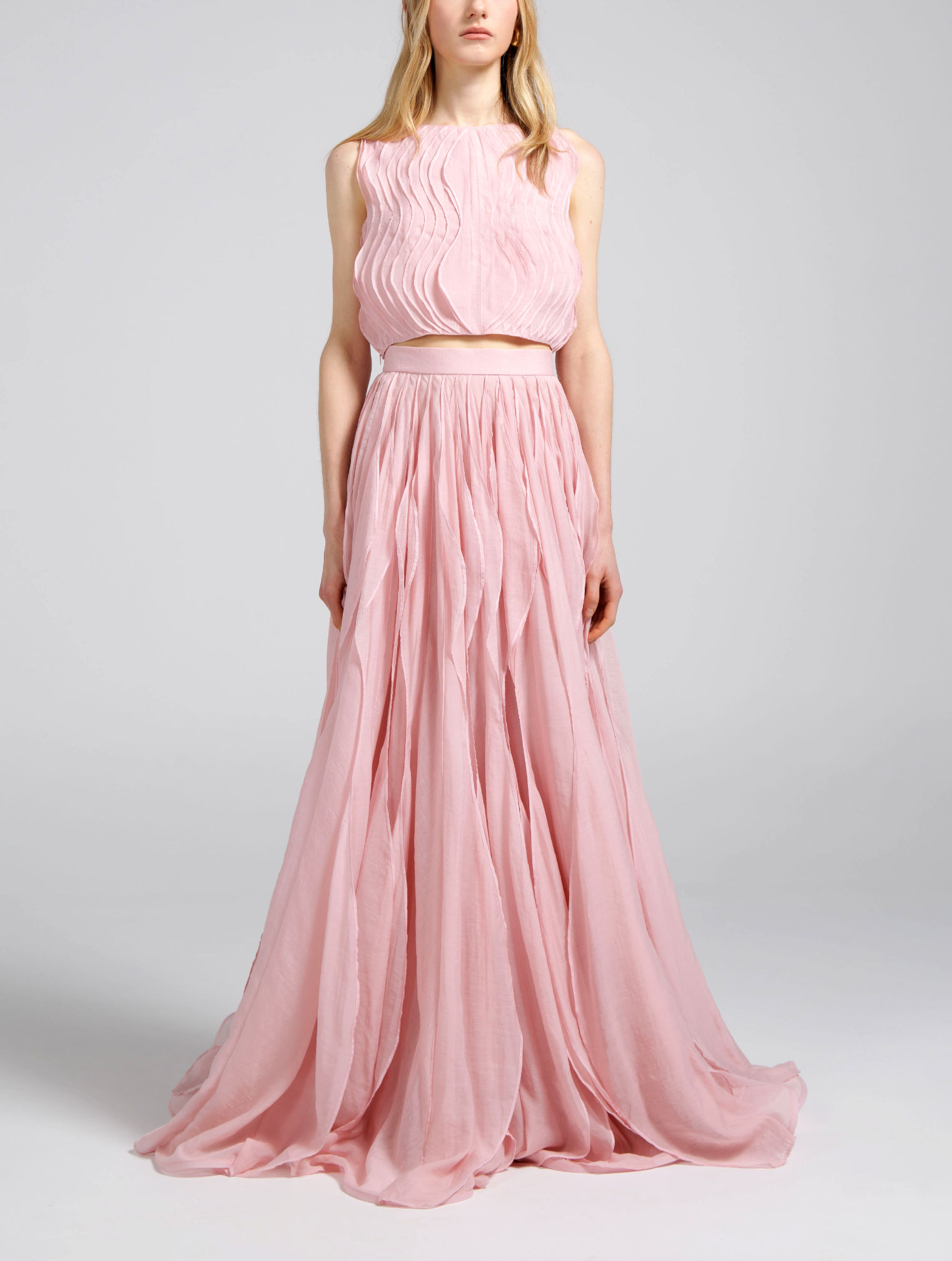 Rose Pink Ripples Skirt