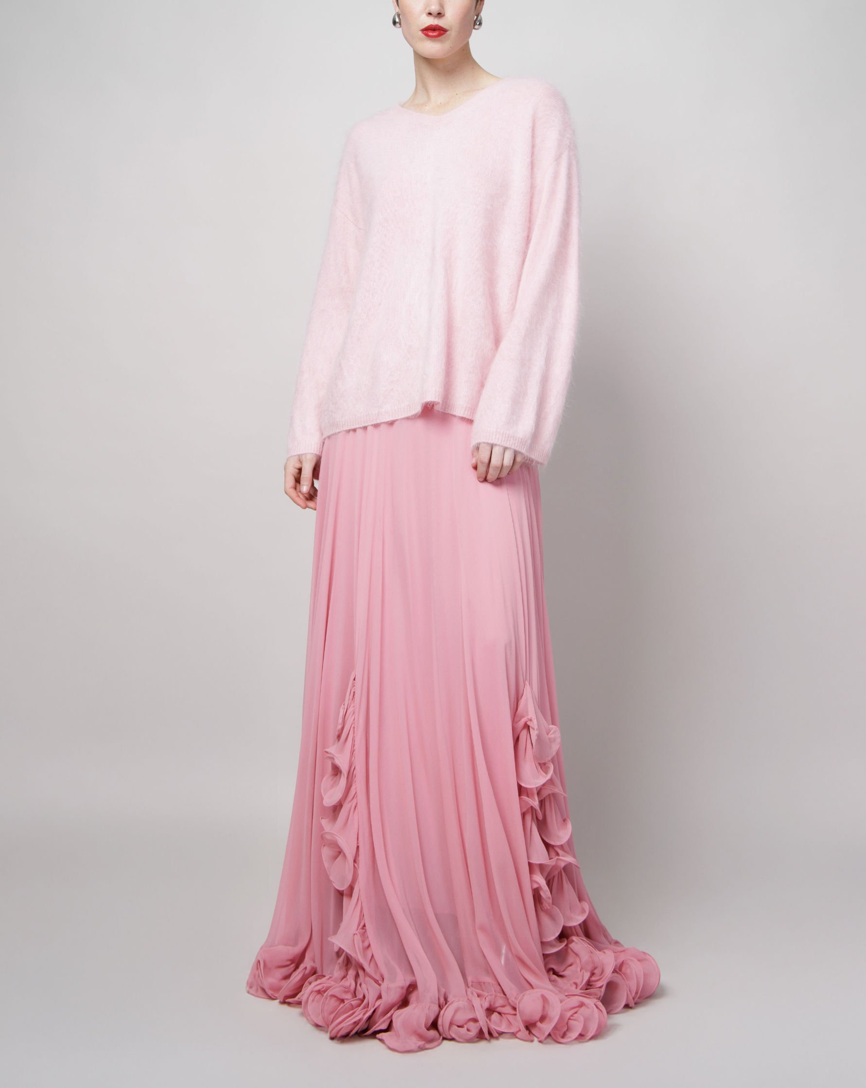 Soft Pink Cashmere Jumper