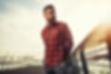 Man with Flannel Shirt
