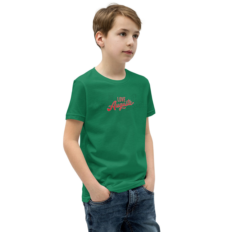 Thumbnail: Youth Short Sleeve Love Augusta T-Shirt