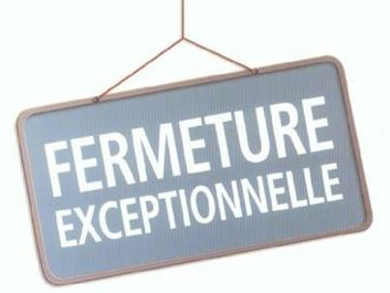 Fermeture de l'épiceRie Dimanche 30 Octobre et Mardi 1er Novembre.