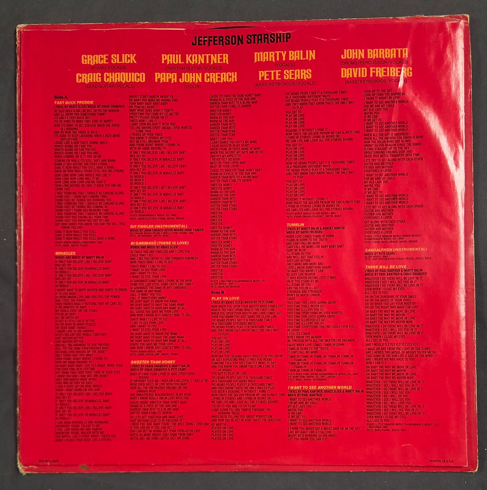 Miniatura: Jefferson Starship - Red Octopus (1975)